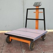 تصویر باسکول دیجیتال چرخدار ظرفیت ۸۰۰ کیلوگرم 