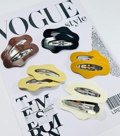 تصویر گیره جفتی تق تقی برند دانکینگ - سفید 