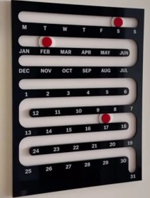 تصویر تقویم دیواری طرح بازی مدل NX_114 