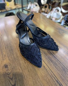 تصویر كفش زنانه تورى مشكى 