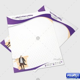 تصویر طرح psd سربرگ پوشاک 