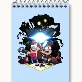 تصویر دفتر یادداشت میبل و دیپر انیمیشن آبشار جاذبه Gravity Falls 