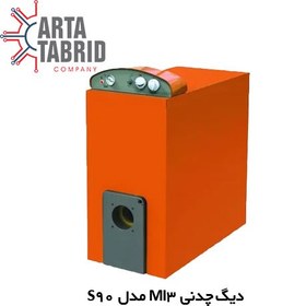 تصویر دیگ چدنی MI3 مدل S90-6 پره 