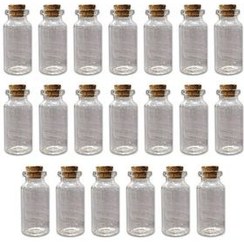 تصویر بطری دکوری مدل شیشه گیفت بسته 20 عددی 