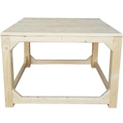 تصویر میز کرسی مدل چوبی کد 100x100 کاتن مدل 105443 