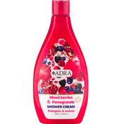 تصویر آدرا شامپو بدن کرمی حاوی عصاره های توت وحشی و انار ا Adra Mixed Berries And Pomegranate Shower Cream Adra Mixed Berries And Pomegranate Shower Cream