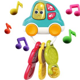 تصویر جغجغه دندانگیر موزیکال طرح جاکلیدی هولی تویزHola Toys مدل A8996_اسباب بازی 