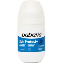 تصویر مام رول ضد تعریق باباریا مدل Skin Protect حجم ۵۰ میلی‌لیتر با محافظت ۴۸ ساعته و رایحه ملایم 