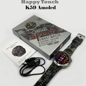 تصویر ساعت هوشمند هپی تاچ مدل K59 Amoled 