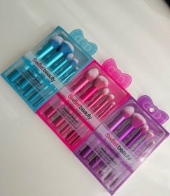 تصویر ست براش ۵ تایی سویت بیوتی - آبی 