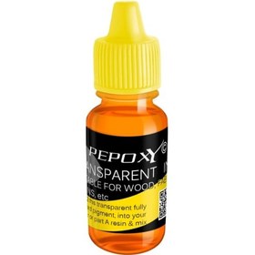 تصویر رنگ شفاف زرد جوهری 