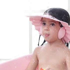 تصویر کلاه حمام گوش دار قابل تنظیم خرس QQ Baby Bath Shower Cap code:299662