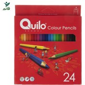 تصویر مداد رنگی کویلو 24 رنگ 