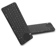 تصویر کیبورد بی سیم با تاچ پد انگلیسی گرین Green Dual Mode Portable Wireless Keyboard with Touch Pad 