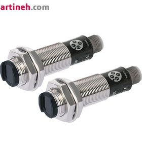 تصویر سنسور نوری دوطرفه آتونیکس BR20M-TDTL-C به قطر 18 میلیمتر و فاصله دید 20 متر Diffuse Photoelectric sensor BR20M-TDTL-C