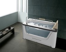 تصویر جکوزی آپارتمانی زرین آب مدل ZA 747 به همراه جت کف و شیرآلات و چراع هفت رنگ 