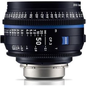 تصویر لنز زایس Zeiss CP.3 XD 50mm T2.1 Compact Prime Lens (PL Mount, Feet) 