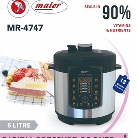 تصویر زودپز برقی دیجیتال مایر مدل Maier MR-4747(کد3وA) 