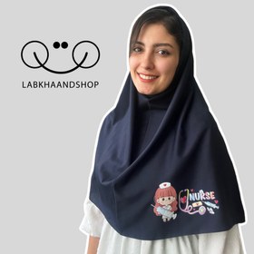 تصویر مقنعه چاپی ۴۴ 