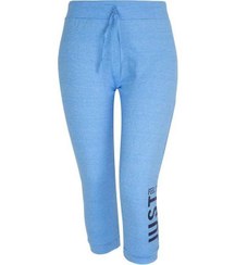 تصویر شلوارک زنانه آبی ملانژ RNS 