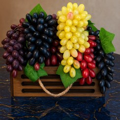 تصویر میوه مصنوعی انگور درجه یک وارداتی (سنگین و باکیفیت) 