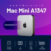 تصویر مینی کامپیوتر اپل Mac Mini A1347 با پردازنده Core i5 و حافظه ۴ گیگابایت 