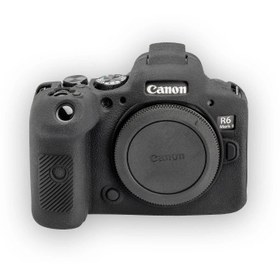 تصویر کاور سیلیکونی Canon EOS R6 Mark II (مشکی) 