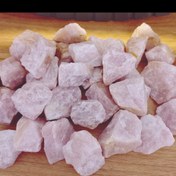 تصویر سنگ راف رزکوارتز 