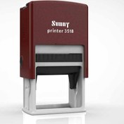تصویر مهر اتوماتیک سانی 3518 - بدون ساخت / بااستامپ-قرمز 