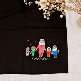 تصویر مقنعه نقاشی شده 