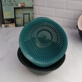 تصویر کاسه و آبکش آترینا - سبزکله غازی 