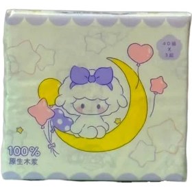 تصویر دستمال کاغذی کیفی ۴۰ عددی 