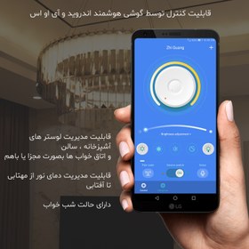 تصویر لوستر نورکیا مدل تک حلقه کاردی کد 1R-55K 