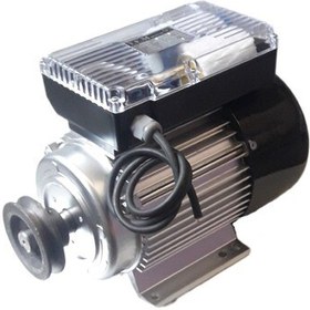 تصویر الکتروموتور ۲.۵ اسب تکفاز ۳۰۰۰ دور سیم پیچ مس و آلومینیوم 