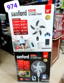 تصویر پنکه ایستاده شارژی سانفورد مدل SF974 ظرفیت ۱۸ اینچ 