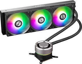 تصویر خنک کننده پردازنده لیان لی مدل GALAHAD AIO 360 RGB – Black Lian Li GALAHAD AIO 360 RGB Closed Loop AIO CPU Cooler