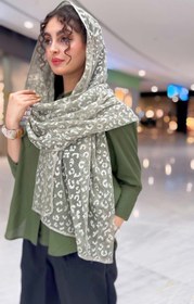 تصویر شال زنبوری پلنگی 