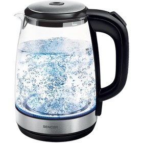 تصویر کتری برقی سنکور مدل SWK2080BK Sencor WSK2080BK Electric Glass Kettle