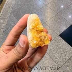 تصویر خوشه سیترین طلایی 