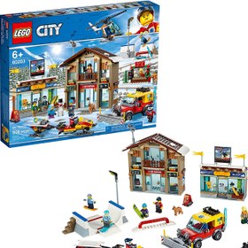 خرید و قیمت LEGO City Ski Resort 60203 Building Kit Snow Toy for