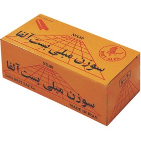 تصویر سوزن منگنه مبلی بست آلفا مدل 80/10 بسته 4000 عددی 