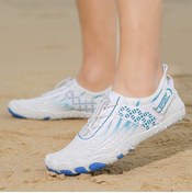 تصویر کفش آب مردانه و زنانه با زیره لاستیکی، خشک‌شونده سریع، تنفسی، کفش ساحلی، تناسب اندام، دوچرخه‌سواری و شنا برند nibeminent Men's And Women's Water Shoes Rubber Outsole Quick Drying Breathable Beach Shoes Casual Fitness Cycling Swimming Shoes