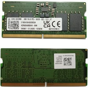 تصویر رم لپ تاپ کینگستون 8 گیگابایت DDR5 با فرکانس 5600 مگاهرتز Crucial RAM 16GB DDR5 4800 MHz PC5-38400 CL40 Laptop Memory