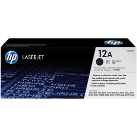 تصویر کارتریج 12A HP لیزری مشکی HP 12A Black LaserJet Toner Cartridge