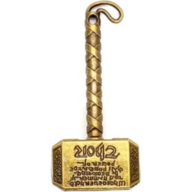 تصویر جاکلیدی اورجینال - طرح پتک طلایی Original key chain - golden mallet design