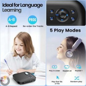 تصویر سی دی پلیر شارژی CD522B 