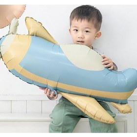 تصویر بادکنک فویلی مدل هواپیما 