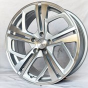 تصویر رینگ اسپرت کربن سایز 17 اینچ - رخ تراش نقره ای (رینگ CARBONE) (5 پیچ )(مخصوص دنا توربو) 