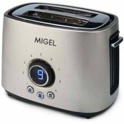 تصویر توستر نان میگل مدل GTO100 با بدنه استیل ضد زنگ 