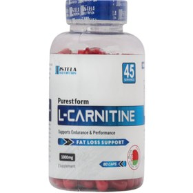 تصویر کپسول ال کارنیتین 1000 میلی گرم استلا نوتریشن 90 عدد تاریخ انقضا 2025/01 Istela Nutrition L Carnitine 1000 Mg 90 Caps